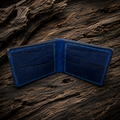 Ocean Blue Bifold Wallet