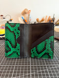 Snake wallet - green